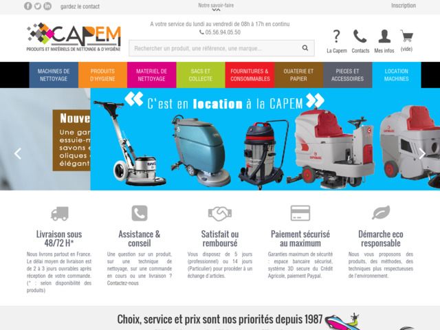 Capem : nettoyeur haute pression