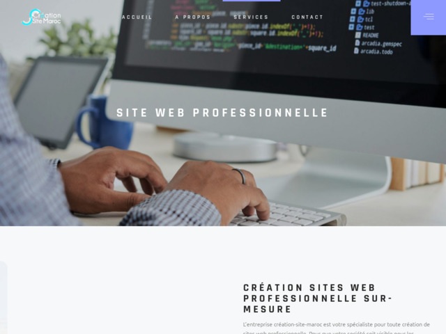 Creation site web professionel maroc