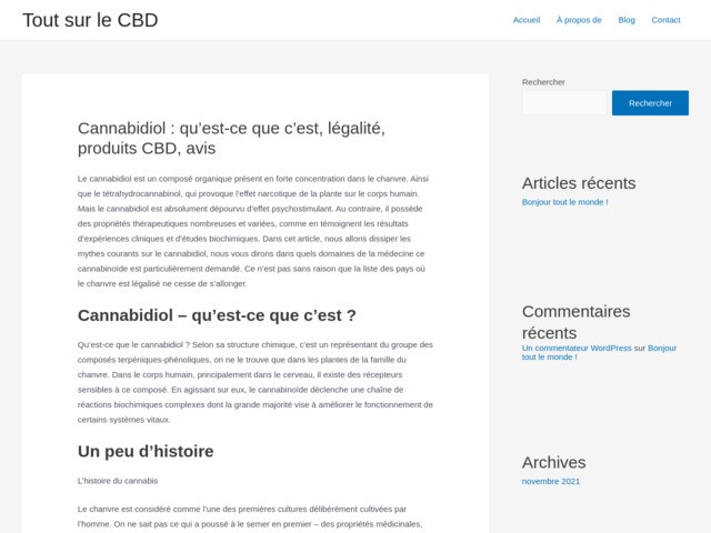 Tout savoir sur le cbd