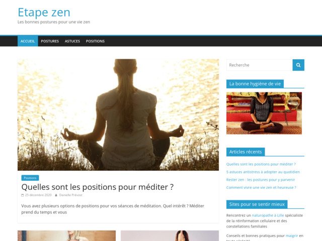 Etape zen : tout pour votre bien-être | image, musique, ambiance