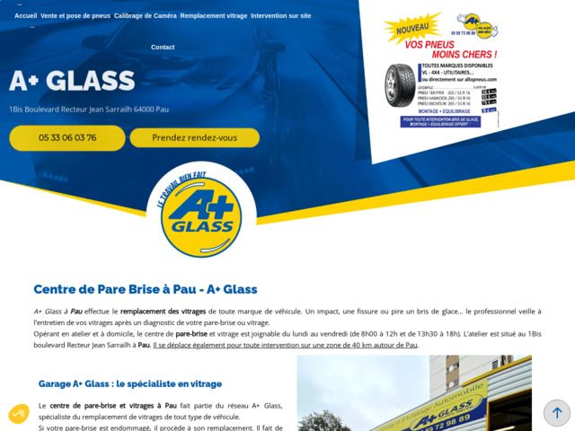 Remplacement pare-brise  Pau