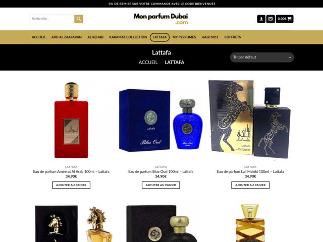 Acheter les fragrances lattafa parfum