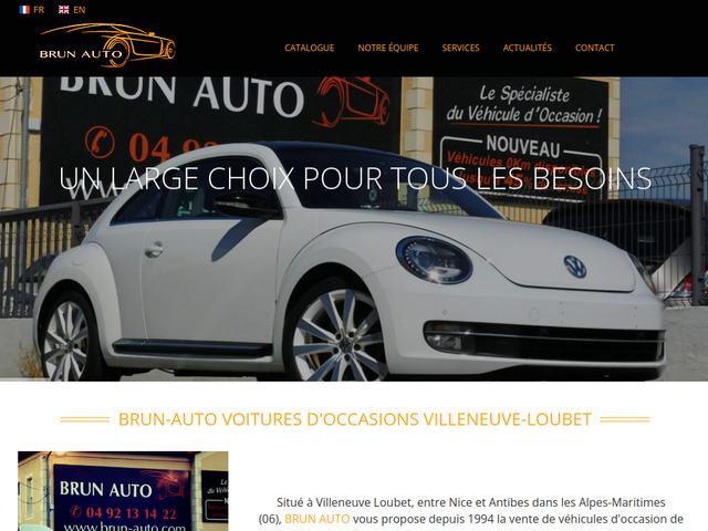 Voiture d’occasion villeneuve-loubet - brun auto