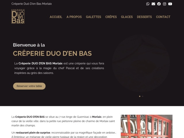 Crêperie à Morlaix