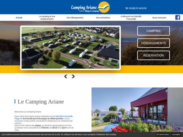 Camping ariane - location de mobil-homes à merville-franceville (14)