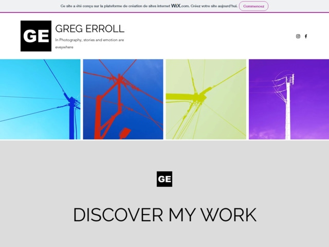 Greg Erroll - Artiste photographe