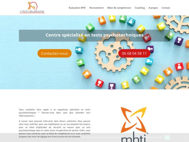 Centre spécialisé en tests psychotechniques