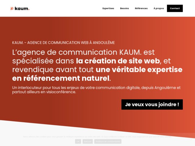 Agence kaum. | agence de création de sites web