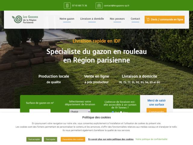 Spécialiste du gazon en rouleau en région parisienne