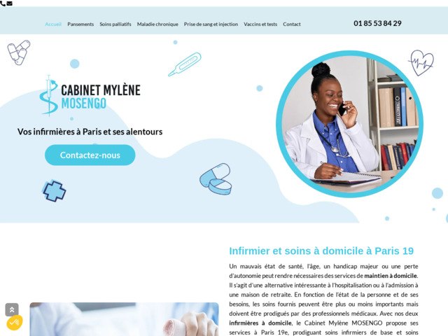 Cabinet d'infirmier à domicile à Paris 19
