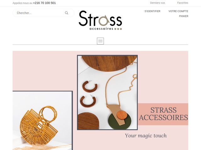 Strass accessoires - Vente des accessoires et des bijoux en Tunisie