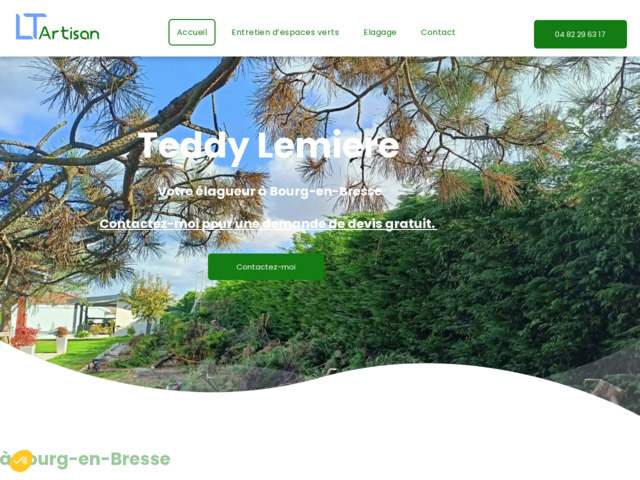 Artisan lagueur  Ain, Teddy Lemire