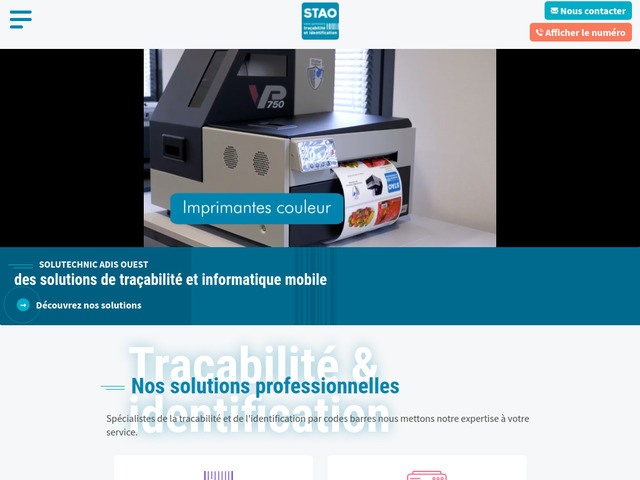Stao, solution de traabilit et identification