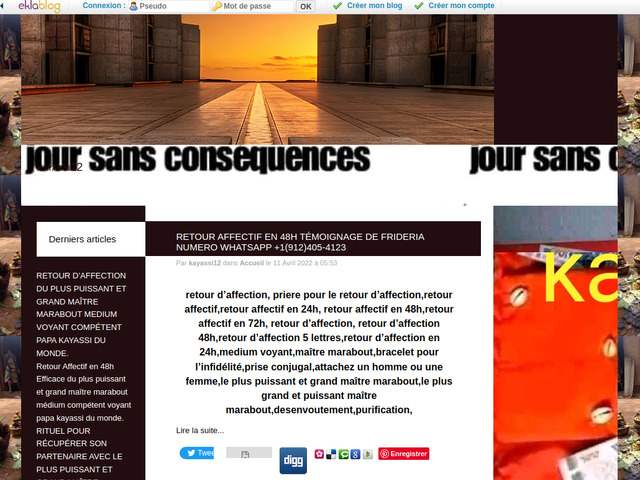 Retour affectif rapide, retour affectif en 24h