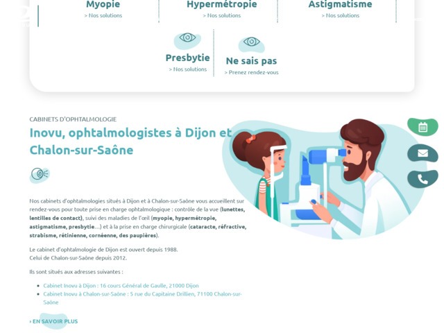 Cabinets d'ophtalmologie à dijon et chalon-sur-saône - inovu