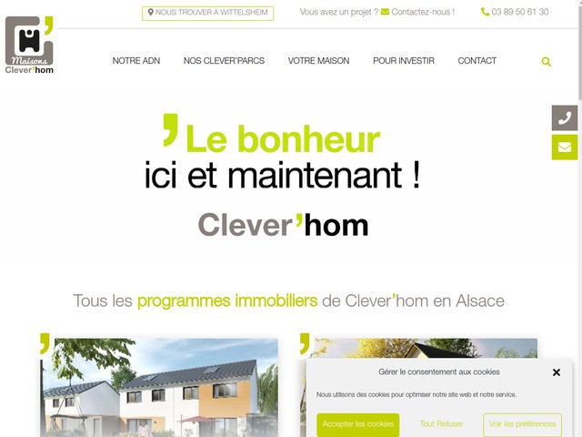Maisons clever'hom - programmes immobiliers en alsace