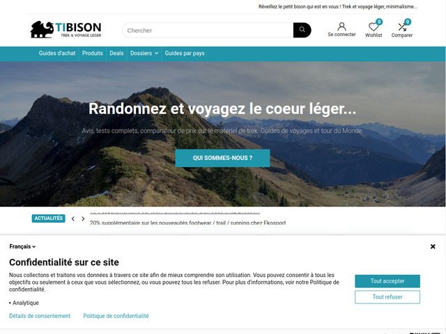 Tibison, la randonnée et le voyage