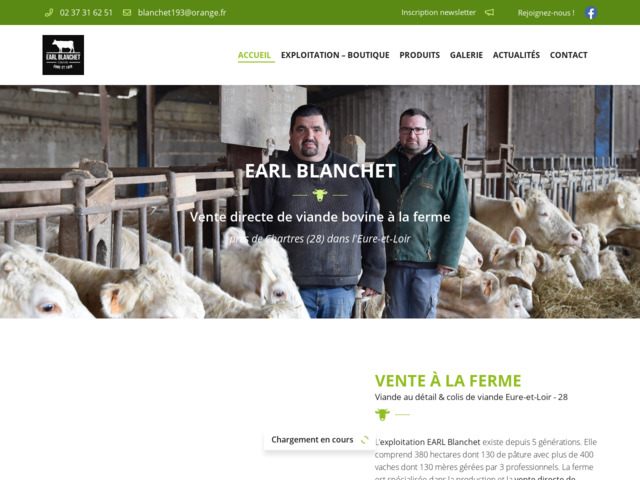 Earl Blanchet : Vente directe de viande bovine Eure-et-Loir - 28