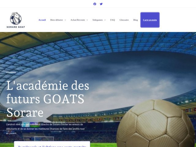 Sorare Goat - Guide pour débutants