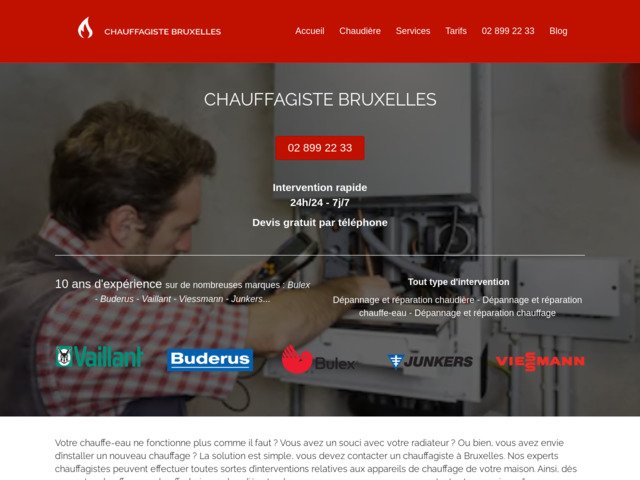 Chauffagiste bruxelles