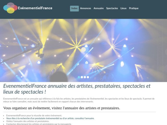 Evenementielfrance développe l'événementiel et le spectacle