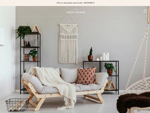 La boutique de référence dans l'univers du macramé