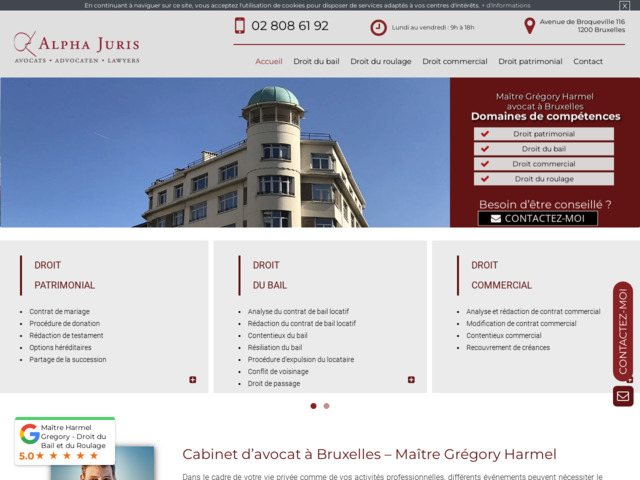Cabinet d'avocat en droit patrimonial à bruxelles