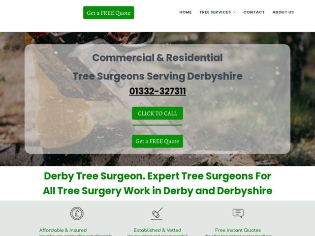 ​derby tree surgery and arborist services