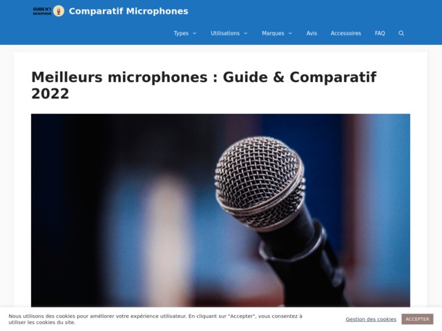 Guide d'achat des microphones