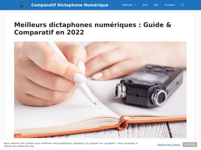 Meilleurs dictaphones