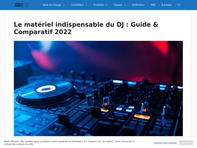 Tout le matriel du DJ