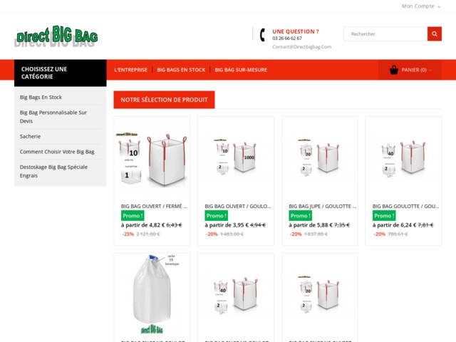 Direct Big Bag : Spécialiste dans la vente de big bags