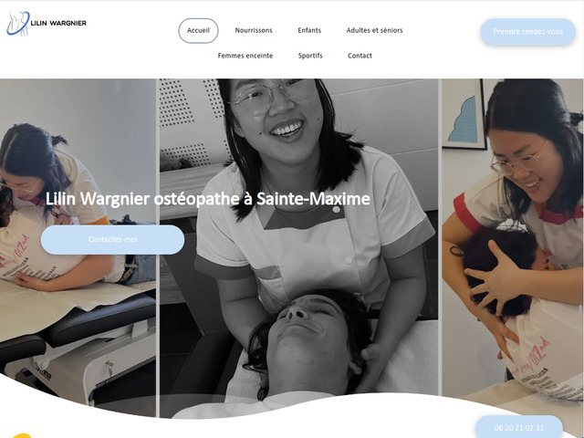 Ostéopathe dans le 83, Lilin Wargnier