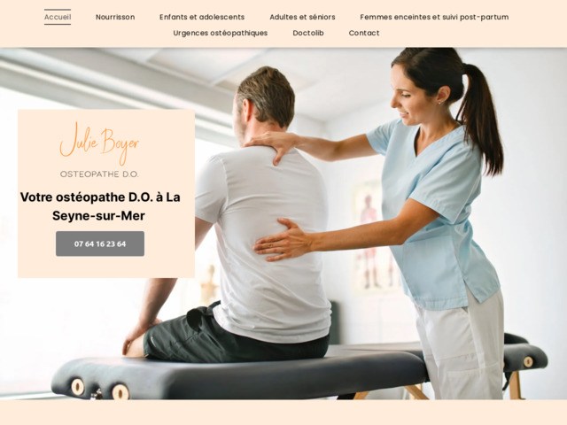 Ostopathe pour nourrisson  la seyne-sur-mer