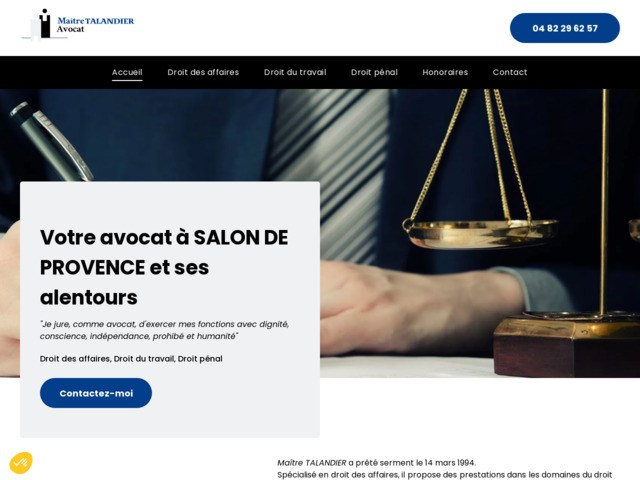 Cabinet d'avocat à Salon-de-Provence - Maître Talandier