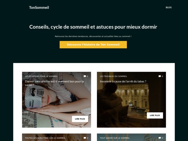 Ton sommeil : cycle, troubles du sommeil