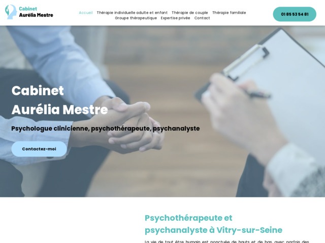 Psychothérapeute Aurélia Mestre à Vitry-sur-Seine