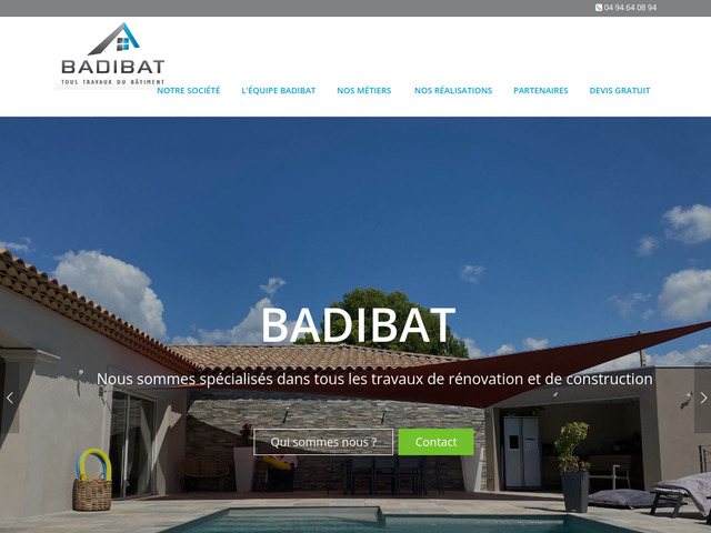 Entreprise bâtiment Var - Badibat