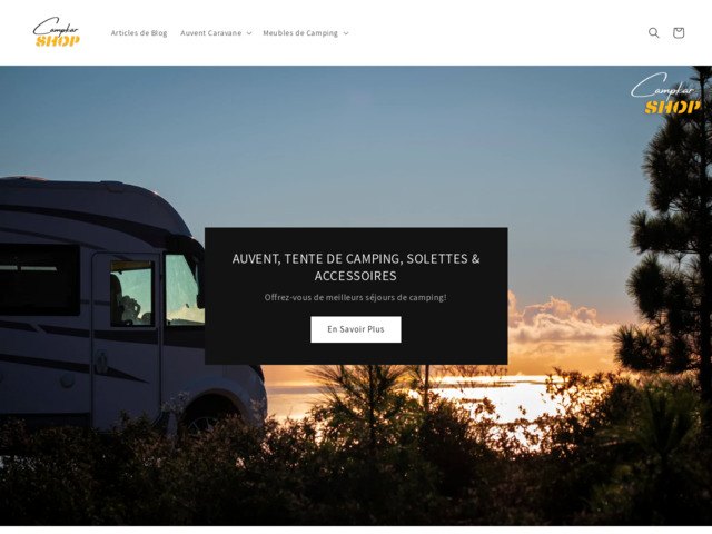 Des matriels de camping  gogo chez campkar.shop