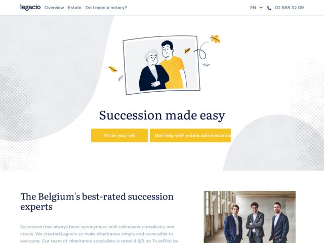 Legacio - testament olographe et dclaration de succession
