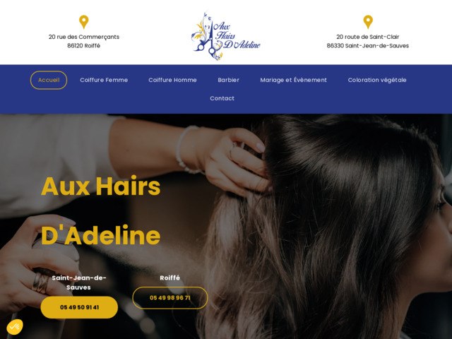 Salon de coiffure pour femmes à Roiffé pour un nouveau look !