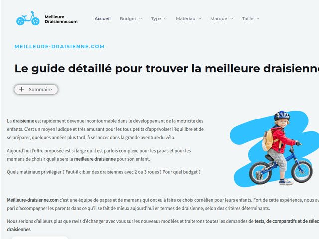 Meilleure draisienne : guide d'achat des tops draisiennes du march