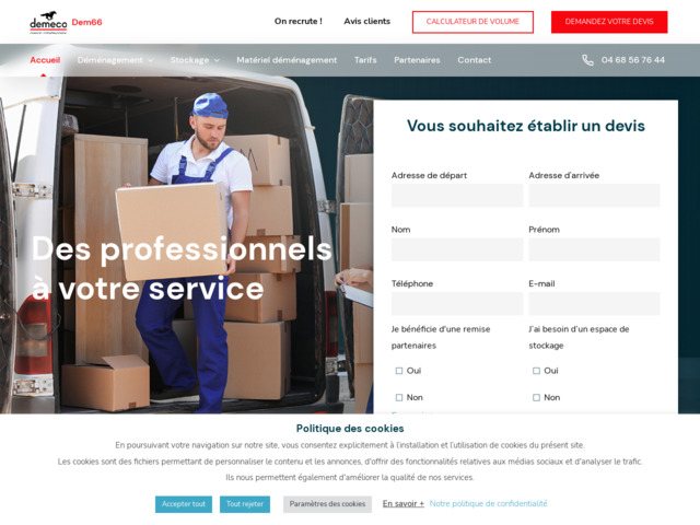 Entreprise de déménagement pour particuliers et entreprises : dem66