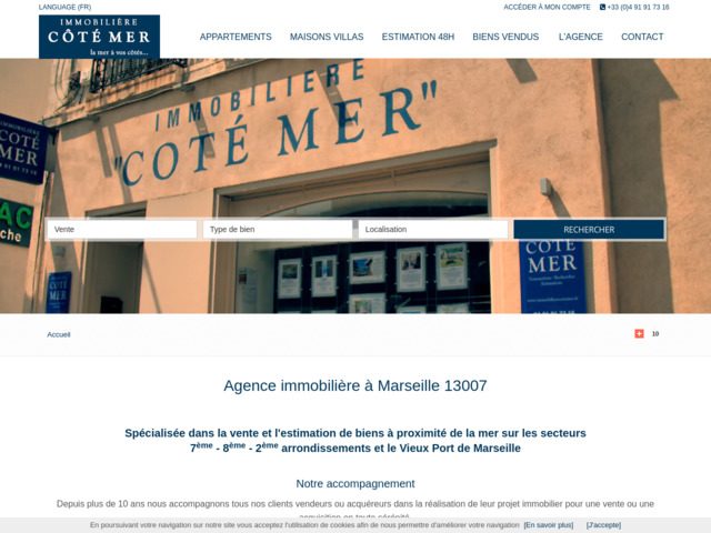 Agence immobilière à Marseille