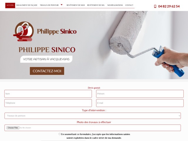 Revêtement mural à Vacqueyras