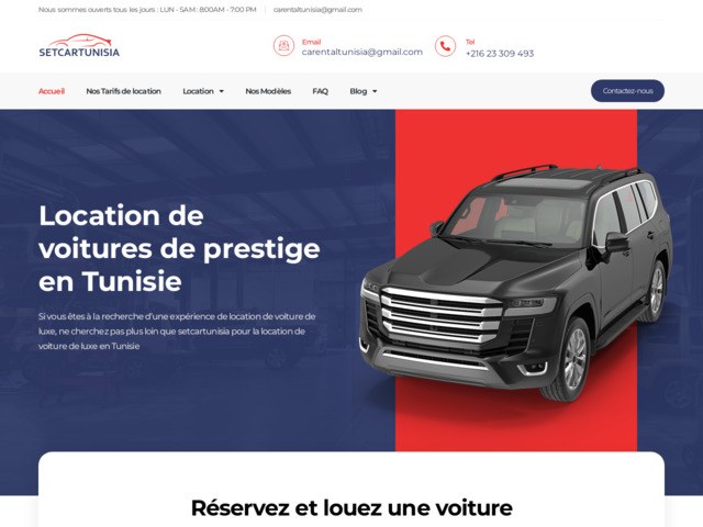 Louer une voiture en Tunisie