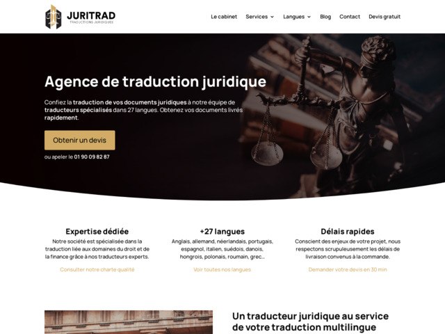 Entreprise de traduction juridique