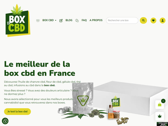 Box&cbd : La box cbd à petit prix avec des produits cbd de qualité premium
