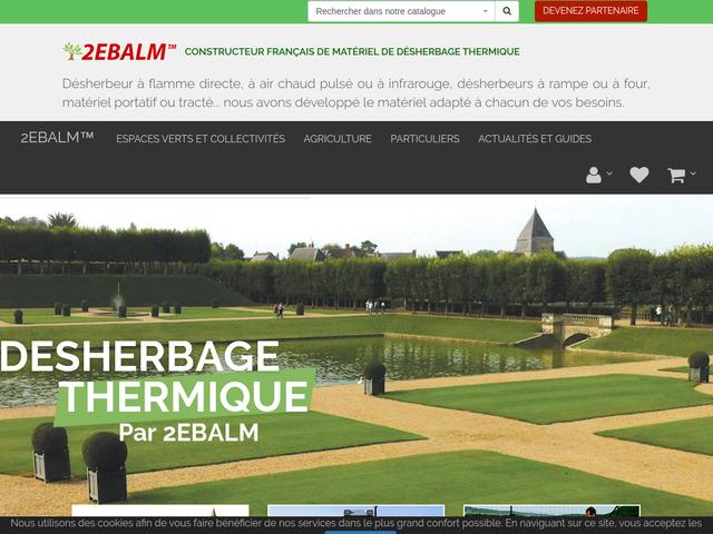 2ebalm constructeur français de désherbeur thermique professionnel