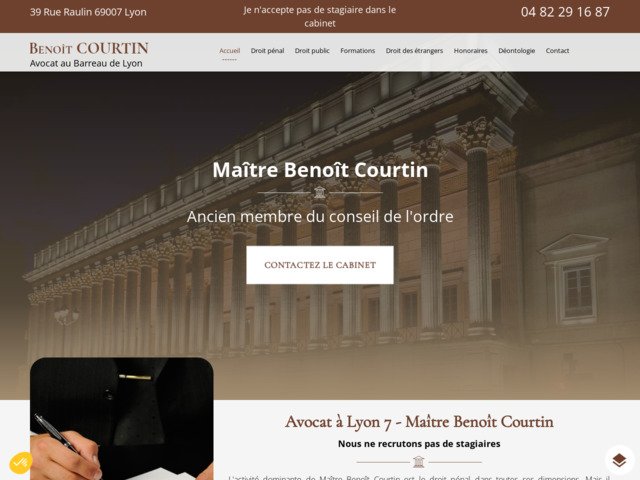Avocat en droit d'immigration à Lyon, maître Benoît Courtin